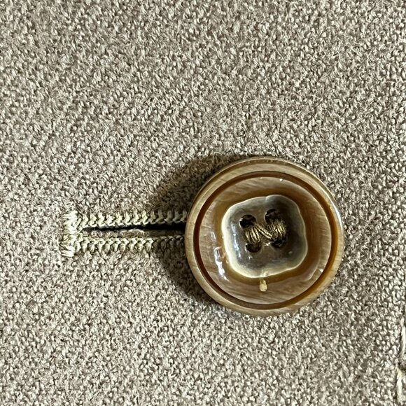 Vintage Reine Schurwolle Wool Jacket 40 Tan Neutral Minimalist Classic Old Money - Picture 4 of 16